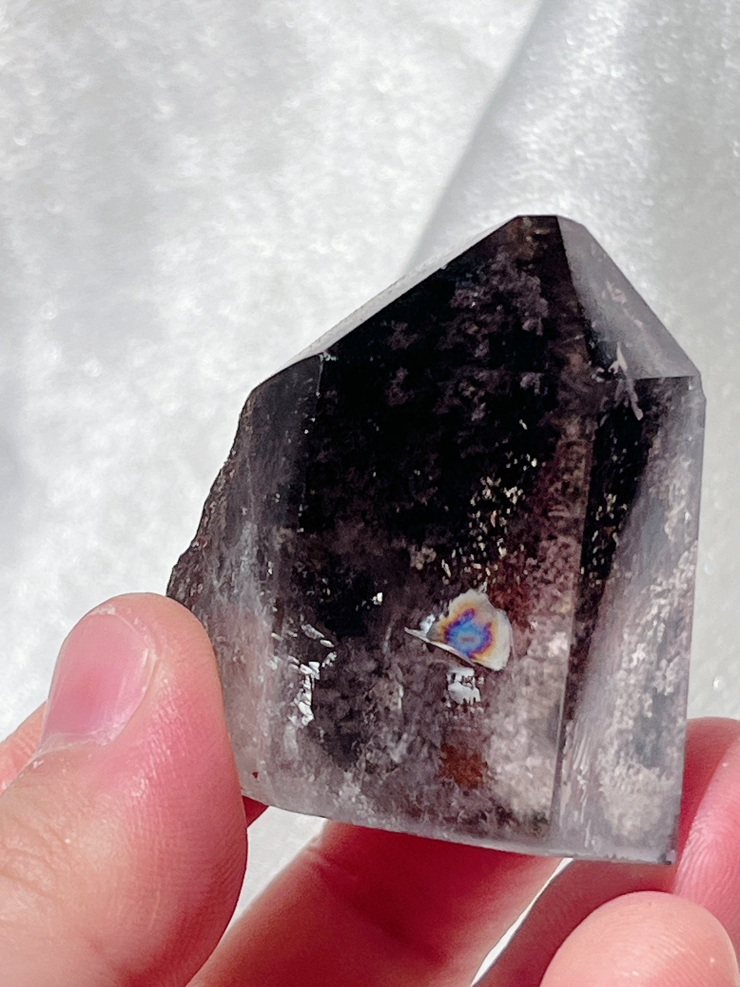 Semi-Polished Garden Quartz Tower 09