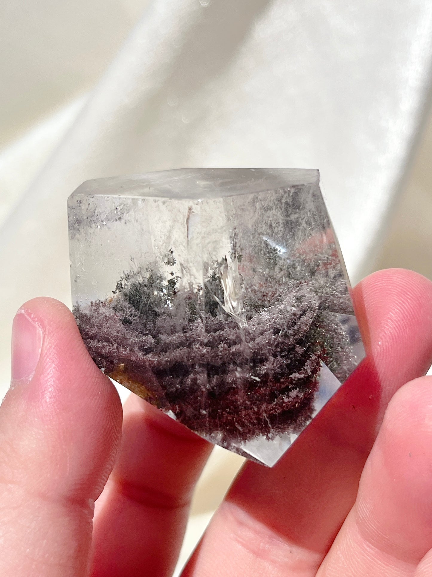 Semi-Polished Garden Quartz Freeform 01