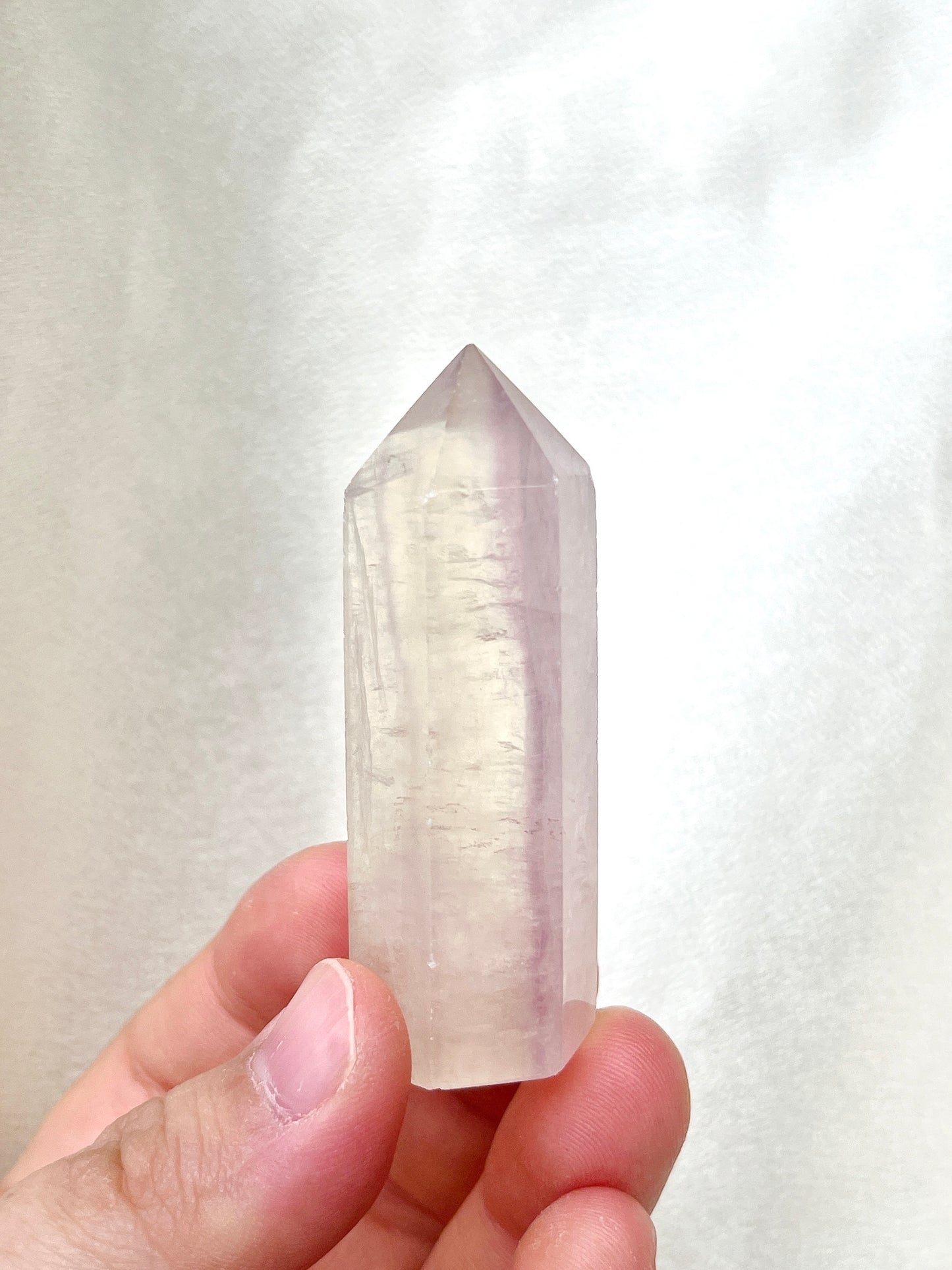 Pink Fluorite Point 02