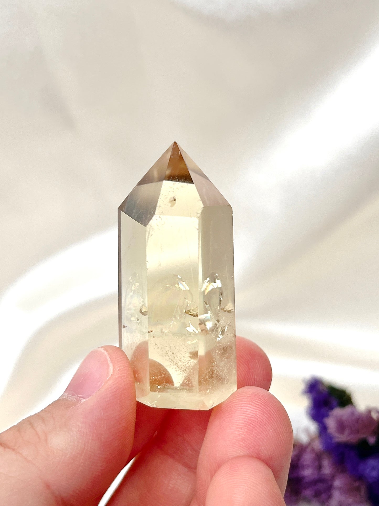 High Grade Citrine & Smoky Citrine Point
01
