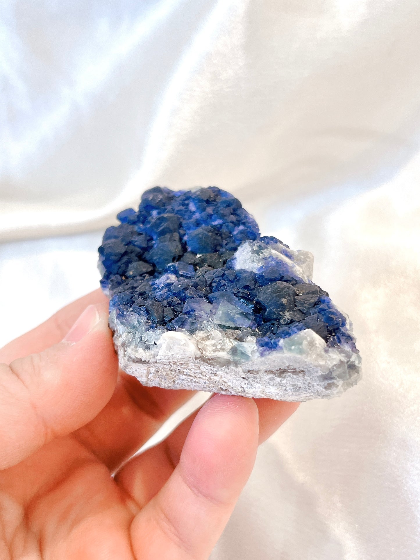 Rare Blueberry Fluorite Specimen 01