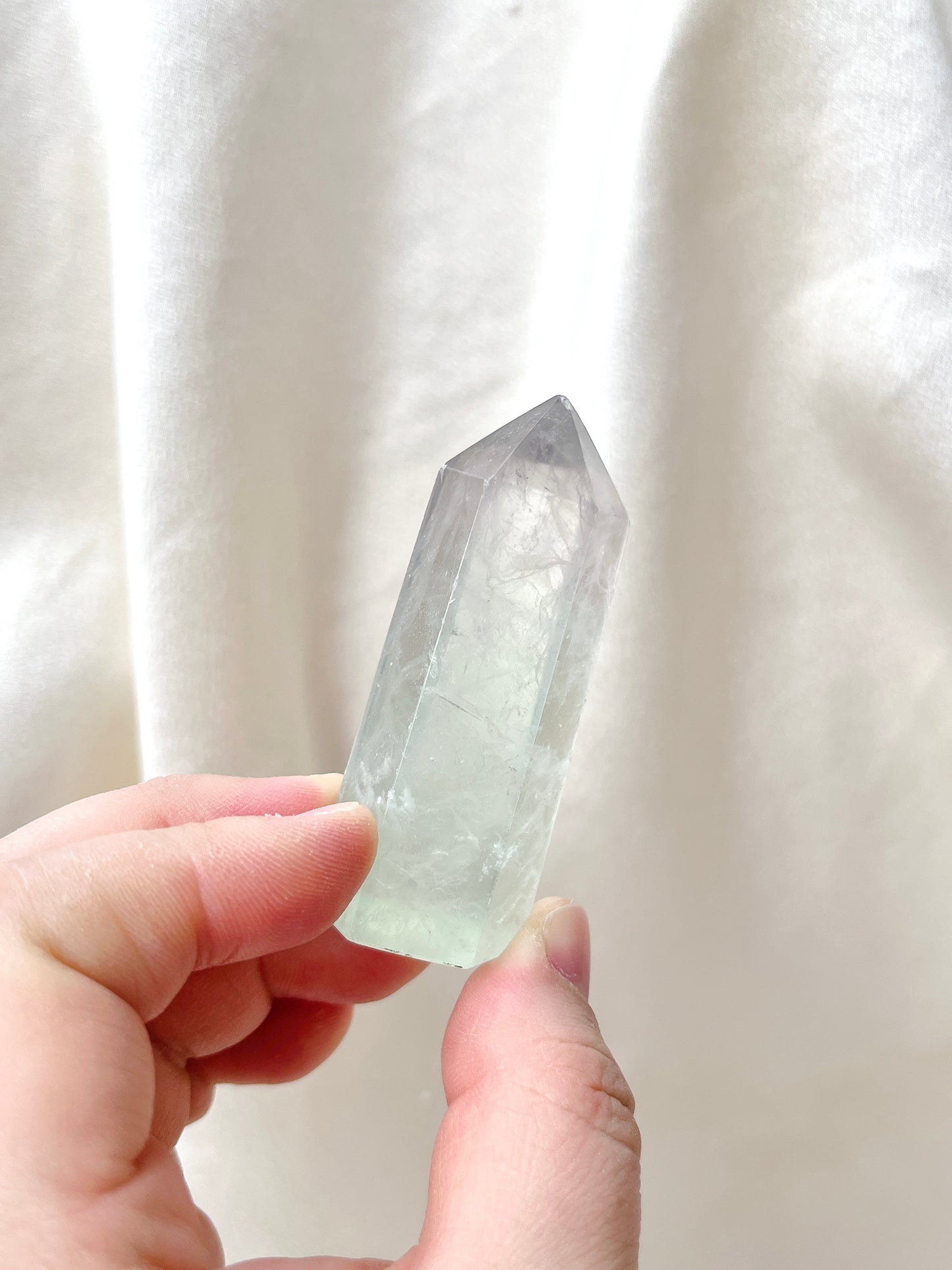 Green Fluorite Point
