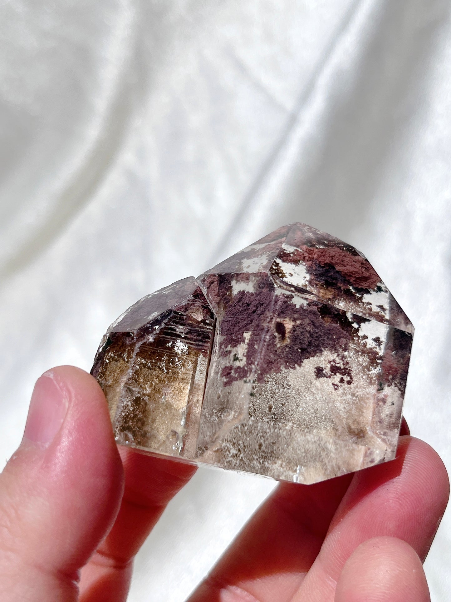 Semi-Polished Garden Quartz Tower 08