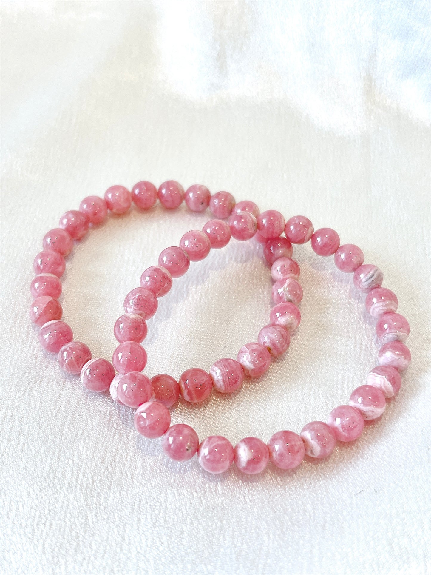 High Quality Rhodochrosite Bead Bracelet