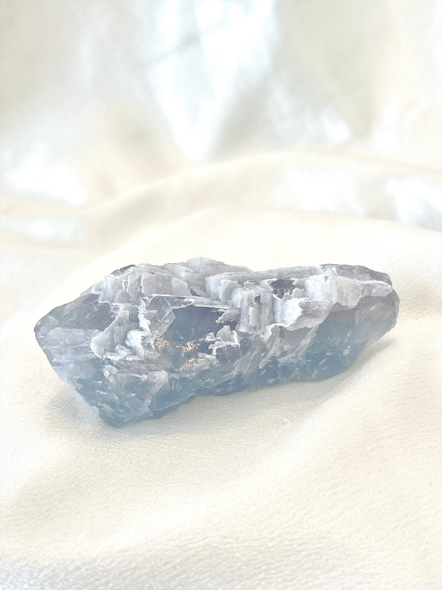 Purple & Aqua Fluorite Cubic Cluster 01