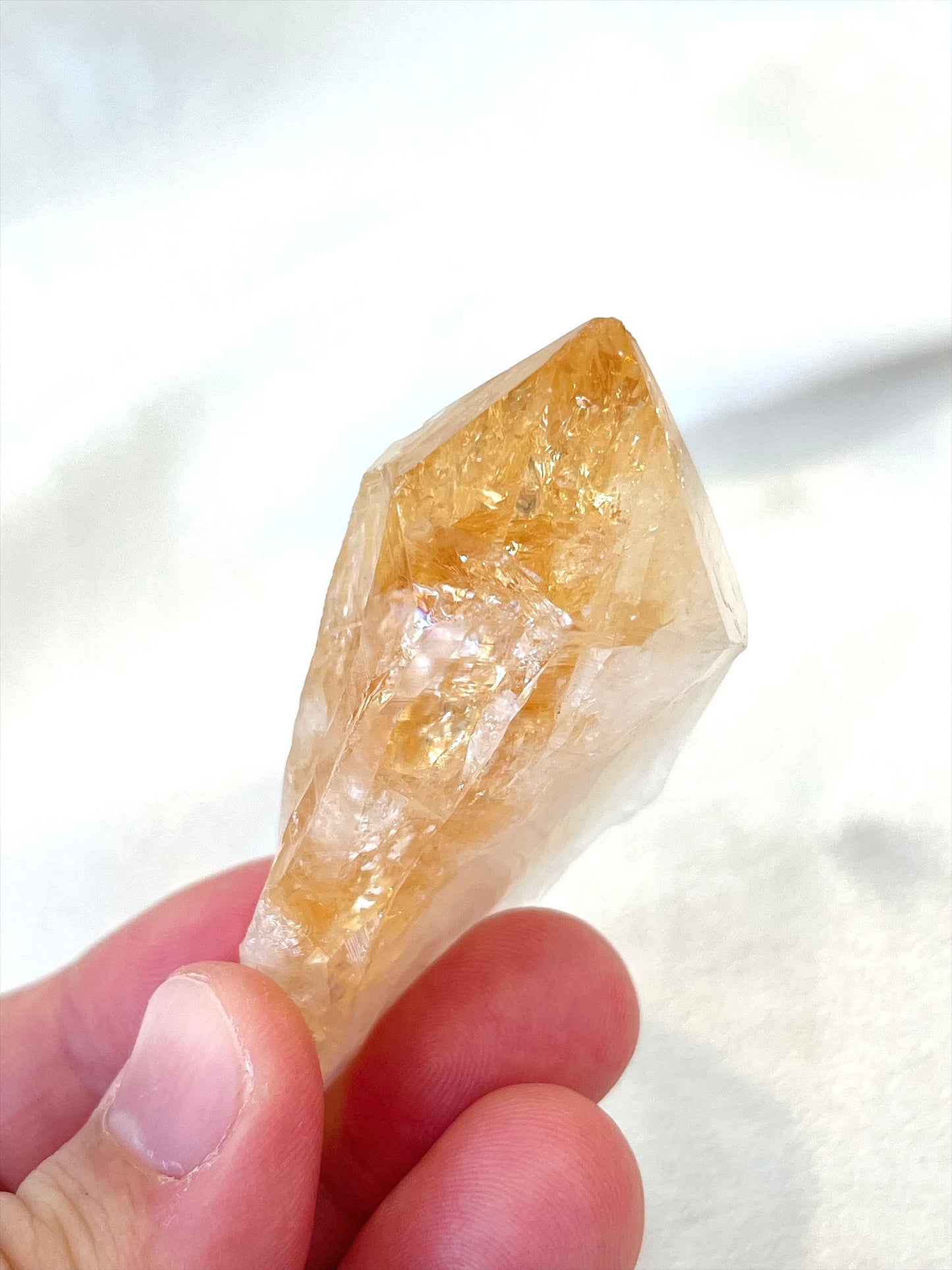 High Quality Raw Citrine Point 03