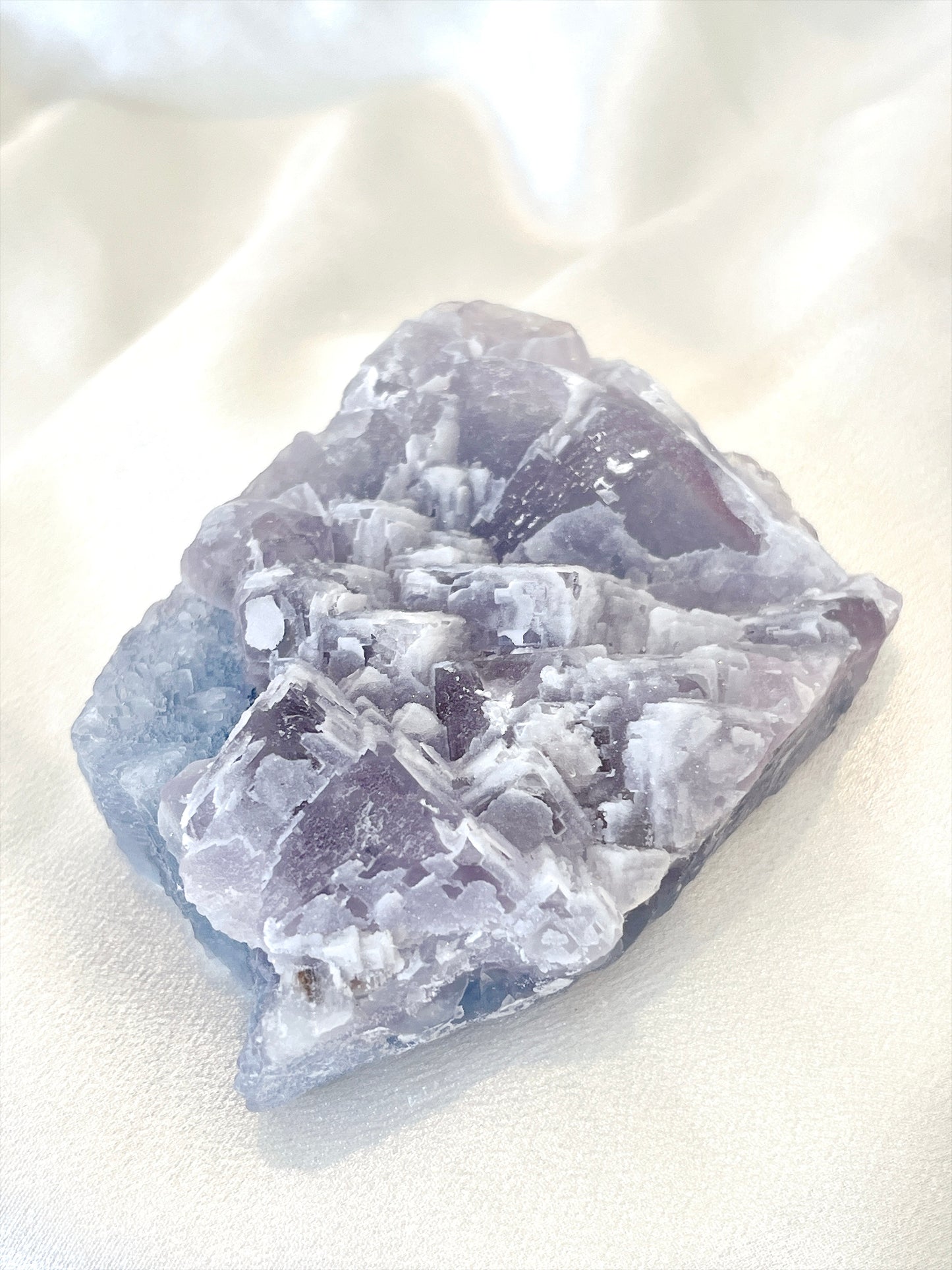 Purple & Aqua Fluorite Cubic Cluster 03