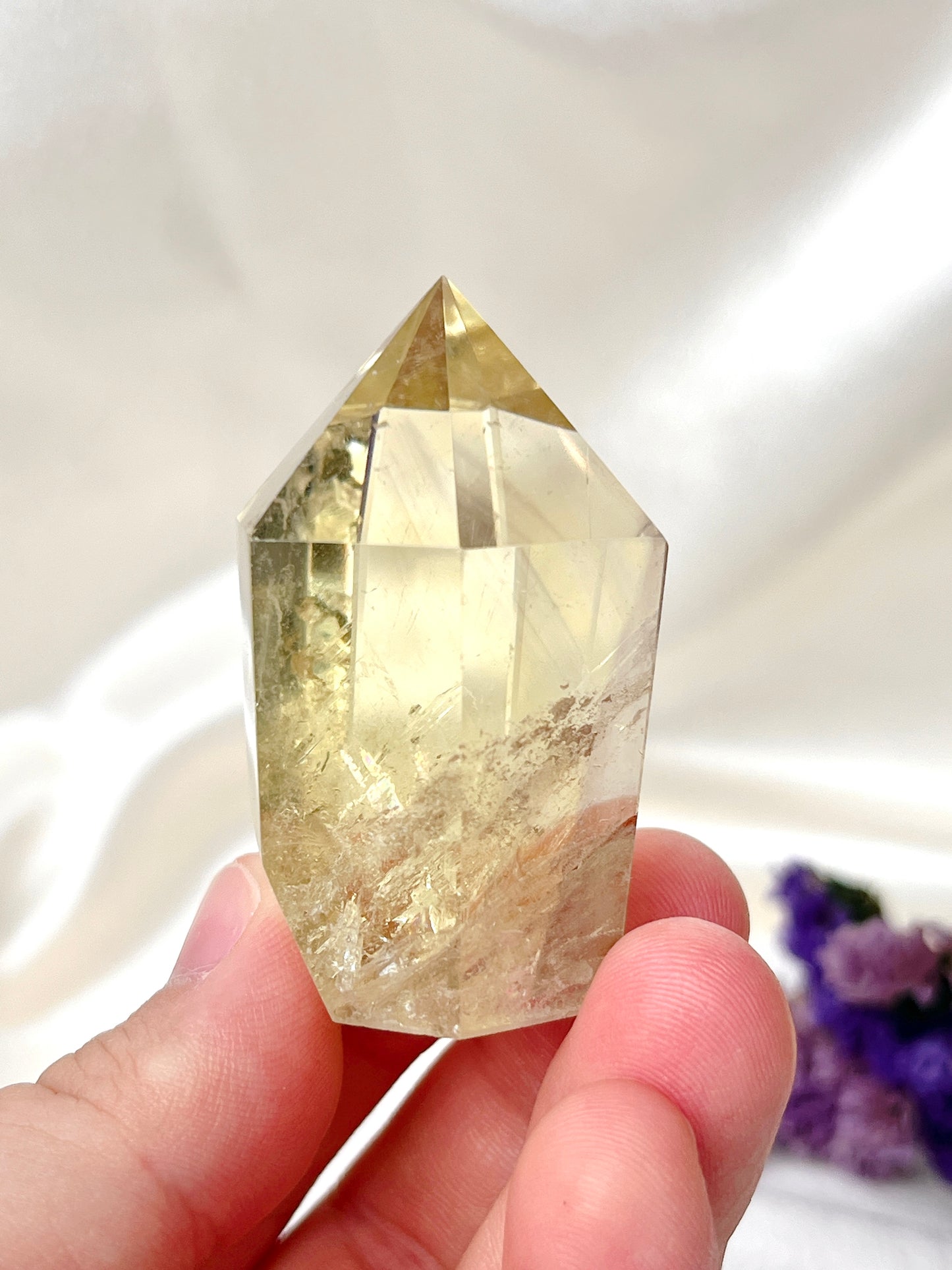 High Grade Citrine & Smoky Citrine Point 03