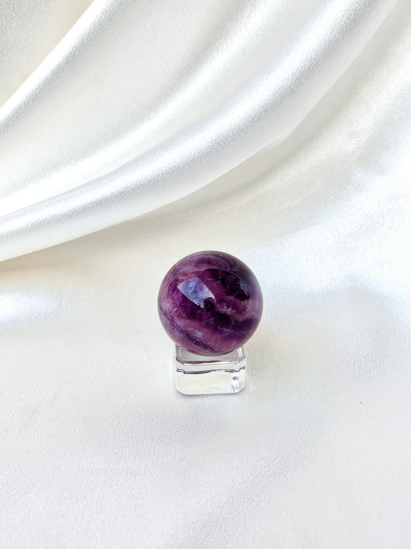 Fluorite Point & Sphere Set