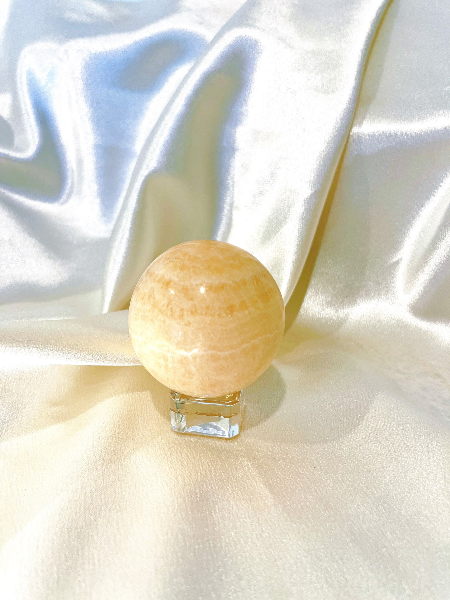 Yellow/Orange Calcite Sphere