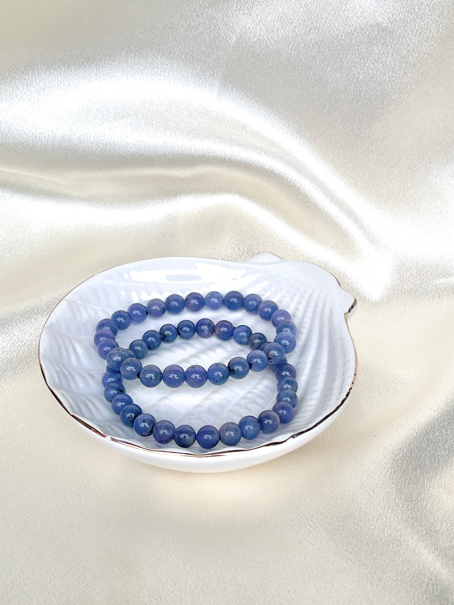 RARE Tanzanite Bead Bracelet