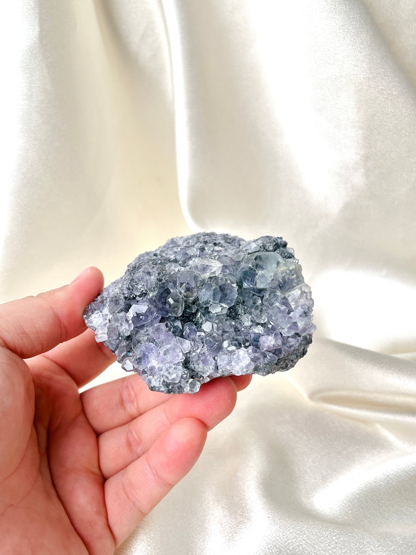 Flashy Light Purple Fluorite Specimen
