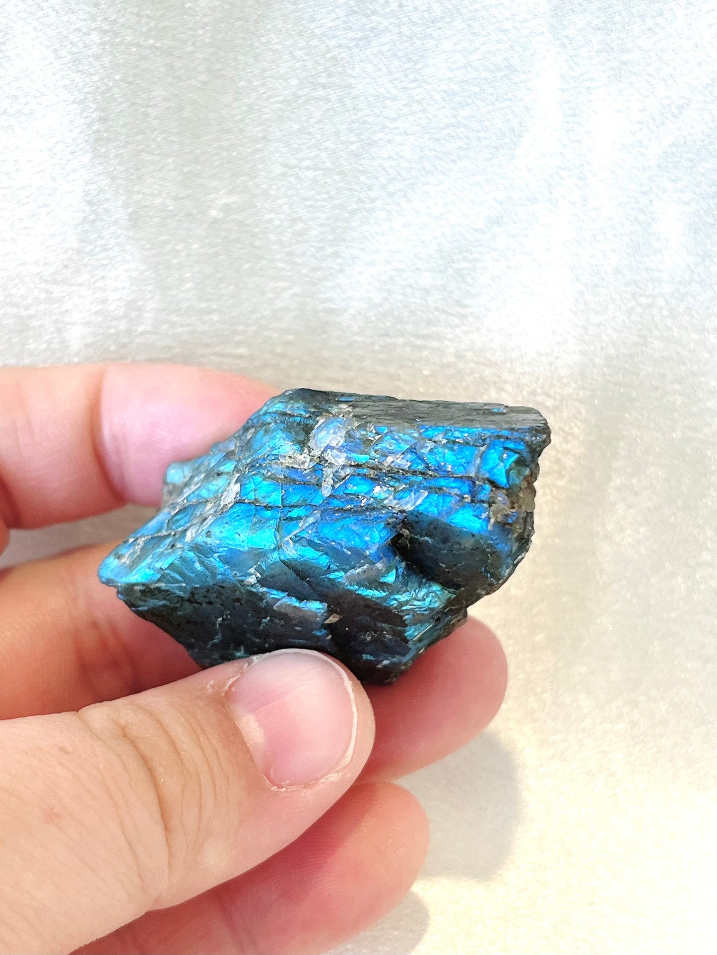 Flashy Labradorite Raw Stone- Small 01