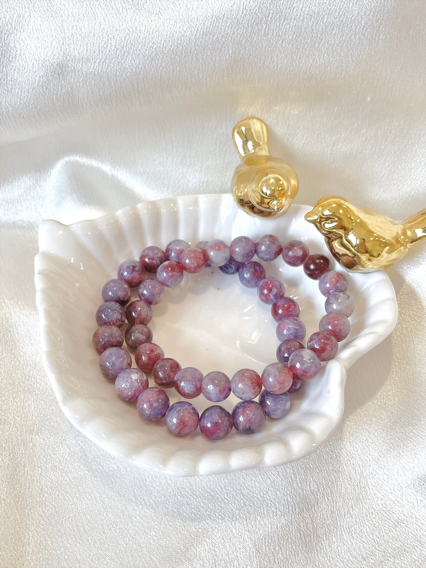 Unicorn Stone Bead Bracelet
