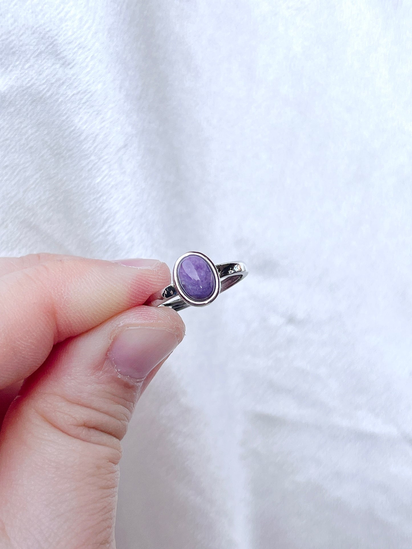 Oval-shaped Chariot Ring