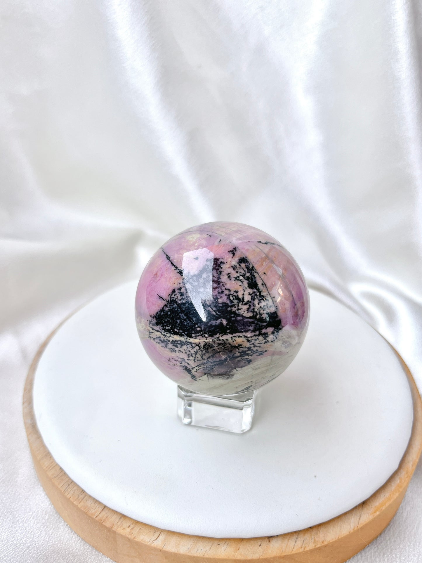 High Quality Rhodonite Sphere 01
