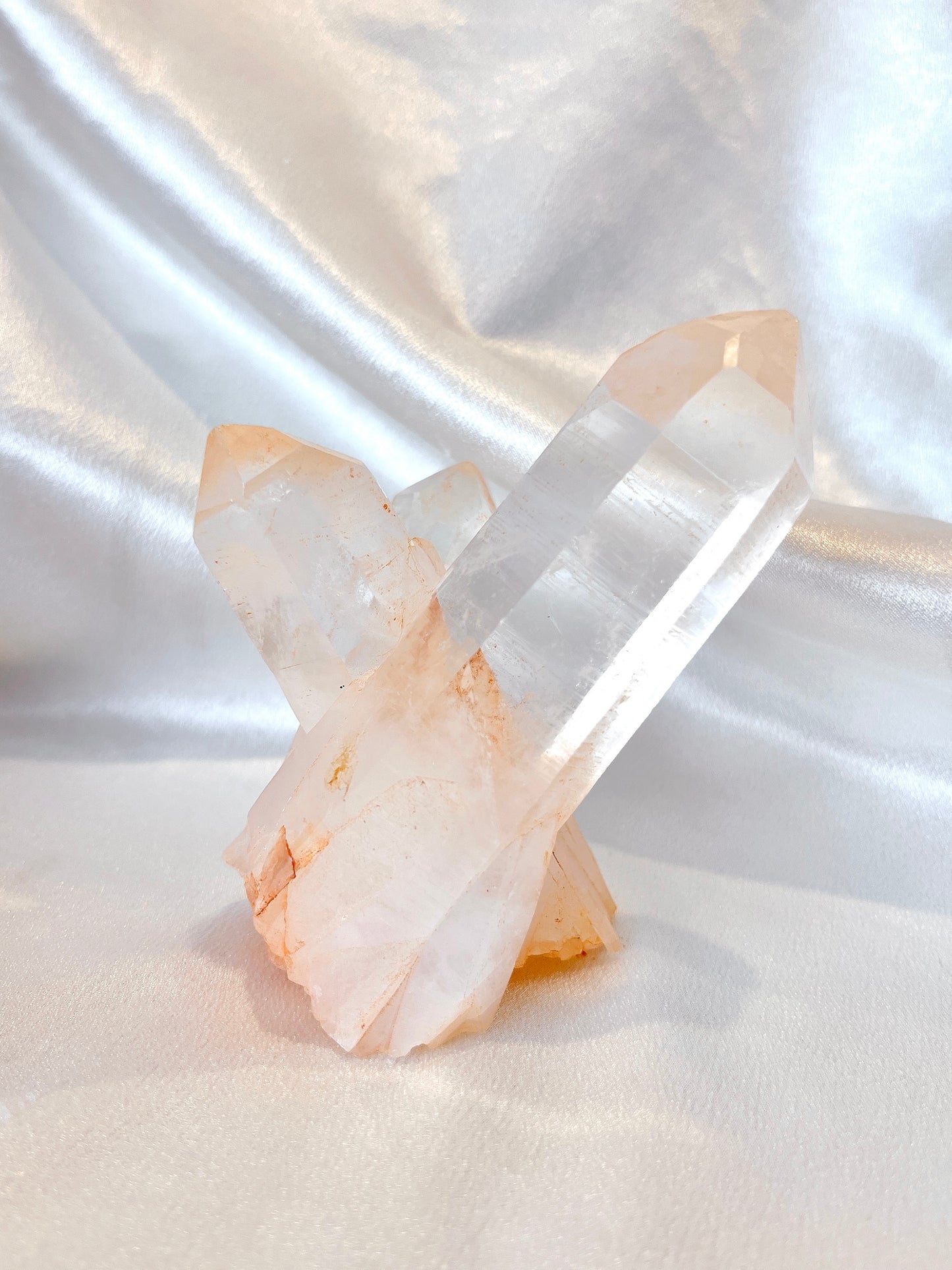 High Quality Fire Quartz Cluster- Medium