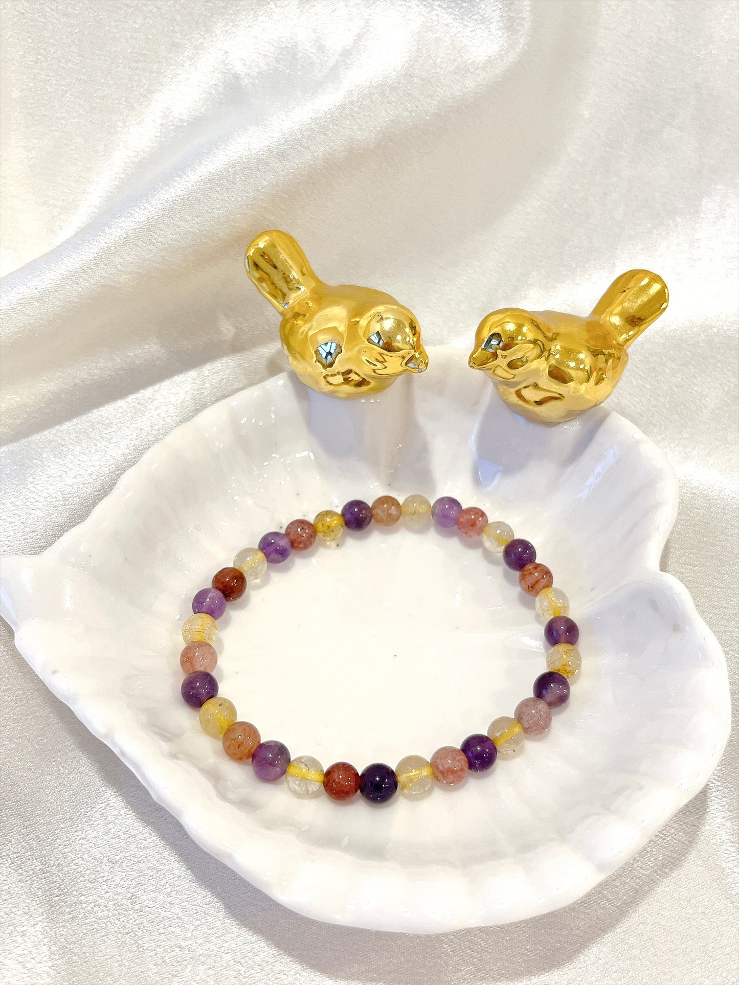 Mixed Crystal Bead Bracelet- Small 01