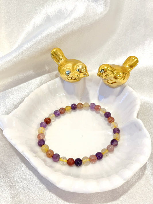 Mixed Crystal Bead Bracelet- Small 01