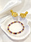 Mixed Crystal Bead Bracelet- Small 01