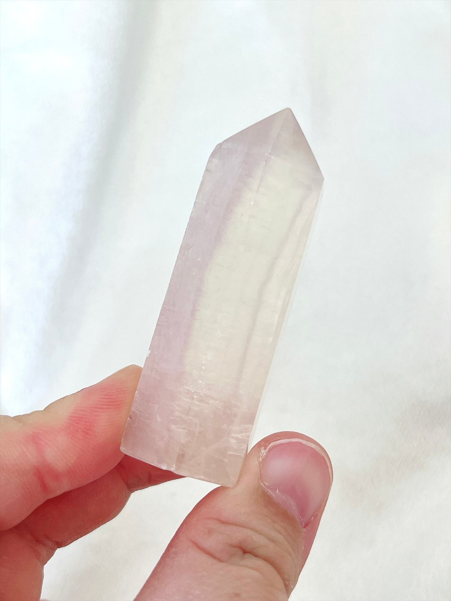 Pink Fluorite Point 02