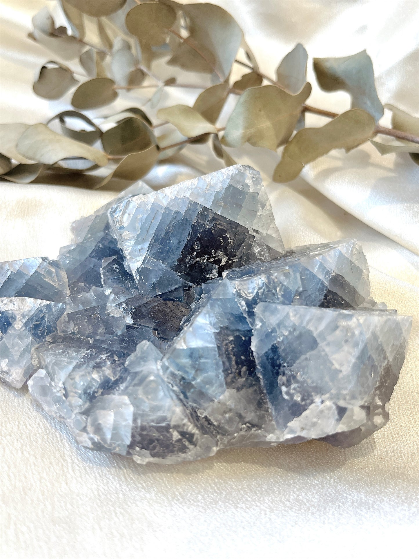 Aqua Phantom Cubic Fluorite Specimen (Large) 01