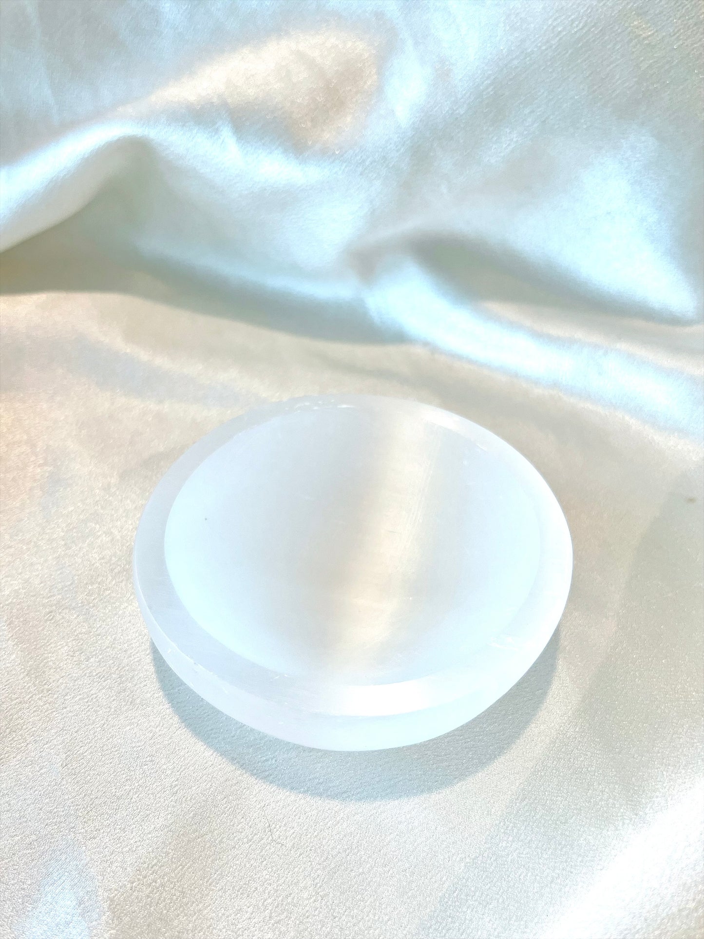 Selenite Round Bowl