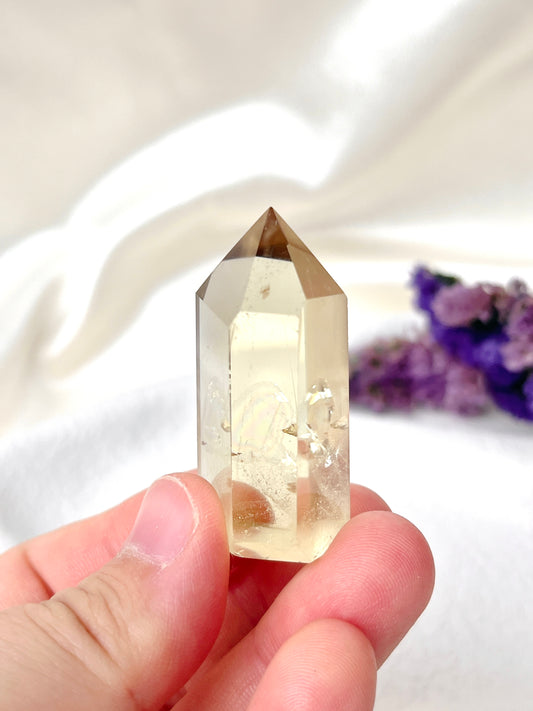 High Grade Citrine & Smoky Citrine Point
01
