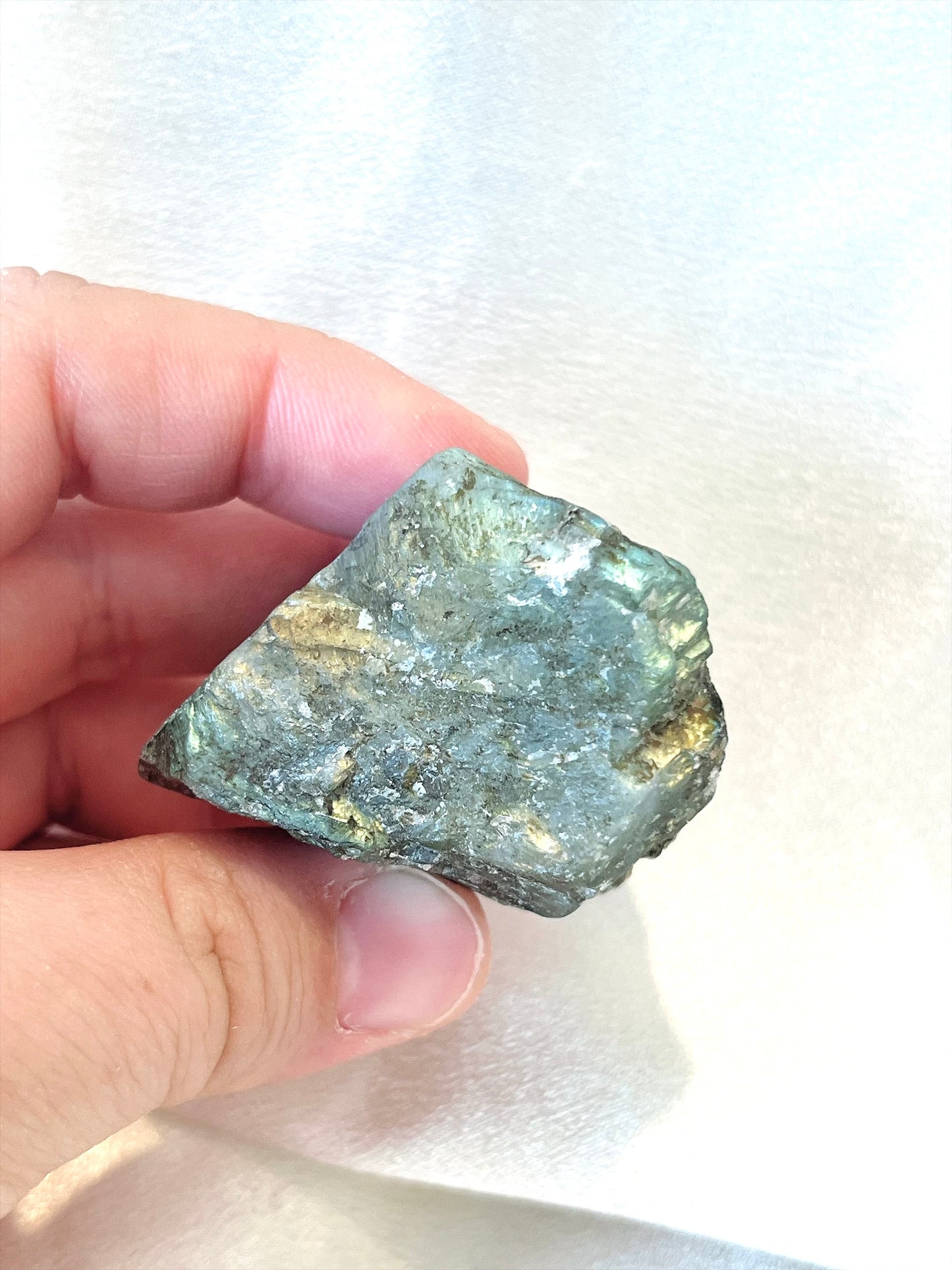 Flashy Labradorite Raw Stone- Small 02