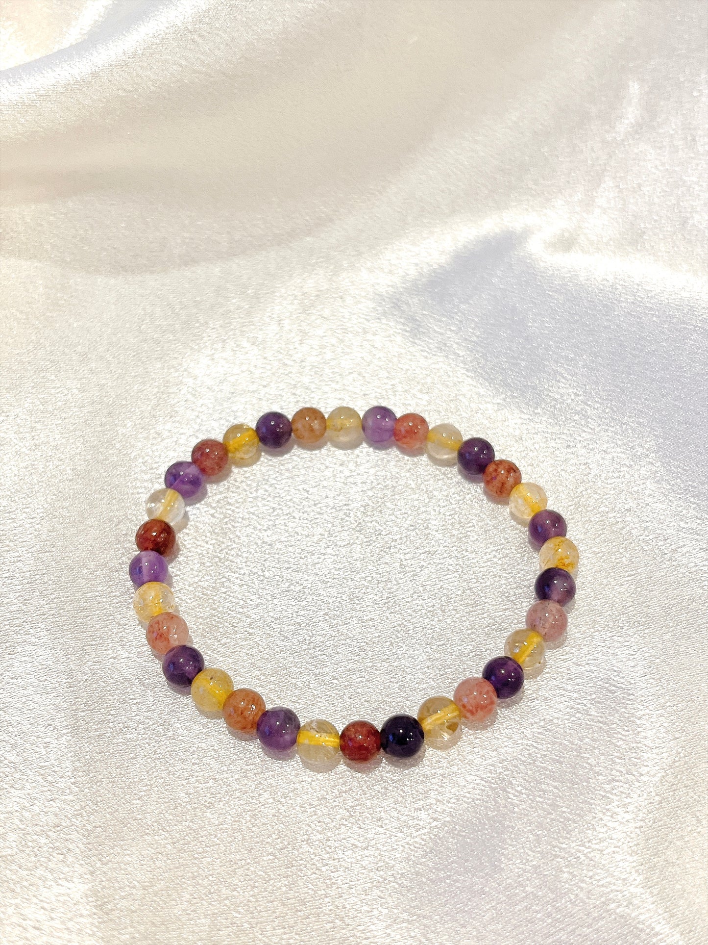 Mixed Crystal Bead Bracelet- Small 01