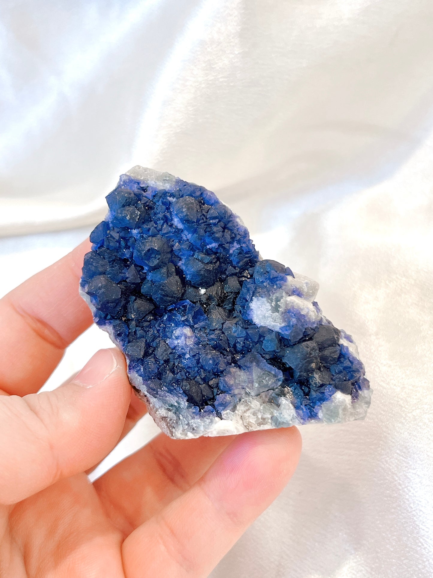 Rare Blueberry Fluorite Specimen 01