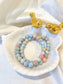Alashan Agate Bead Bracelet