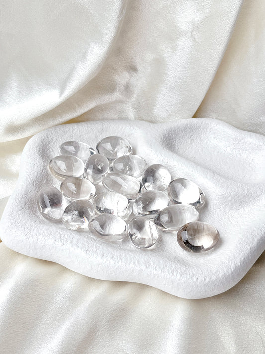 High Grade Clear Quartz Tumble Stone- Small