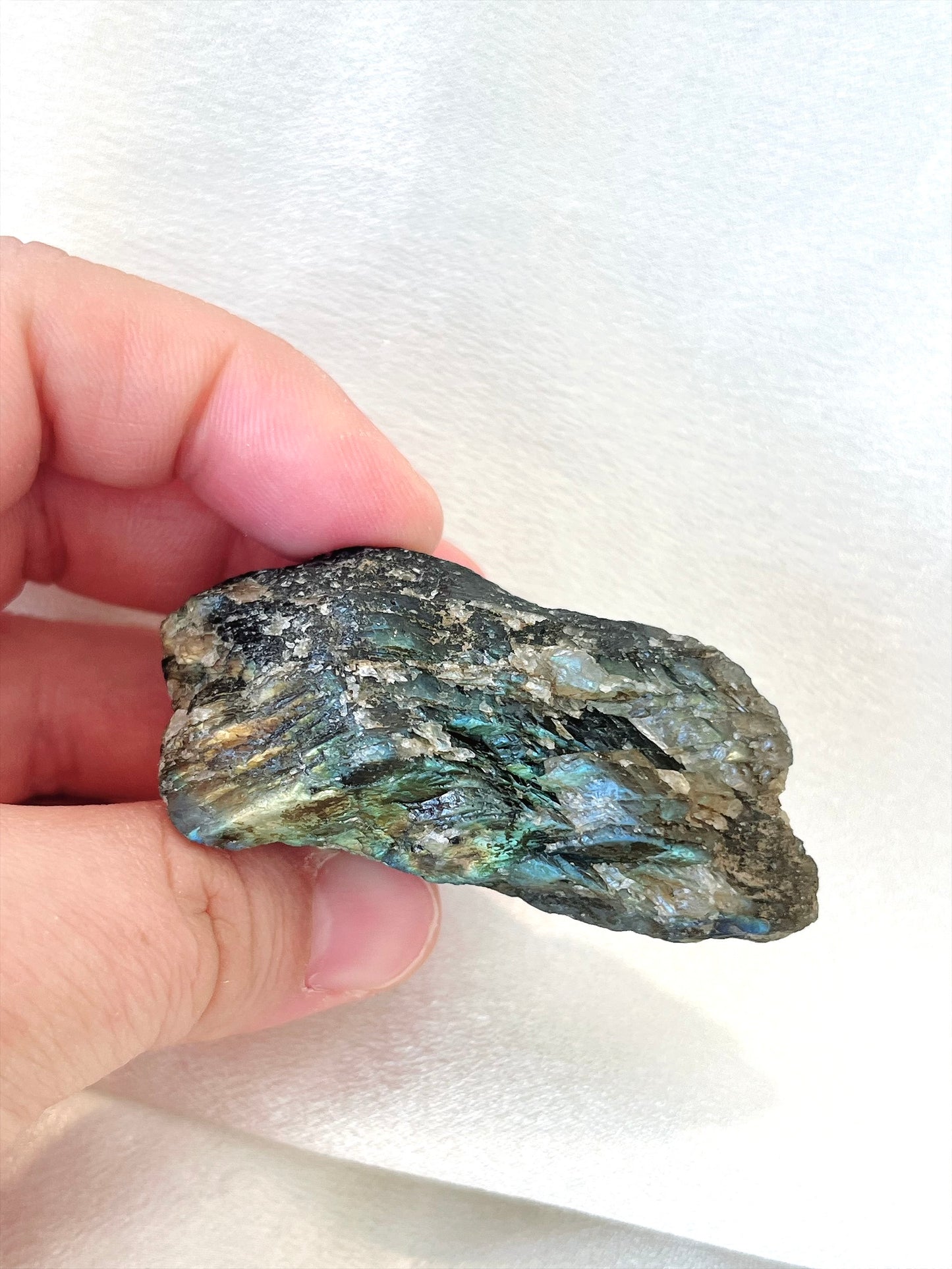 Flashy Labradorite Raw Stone- Small 03