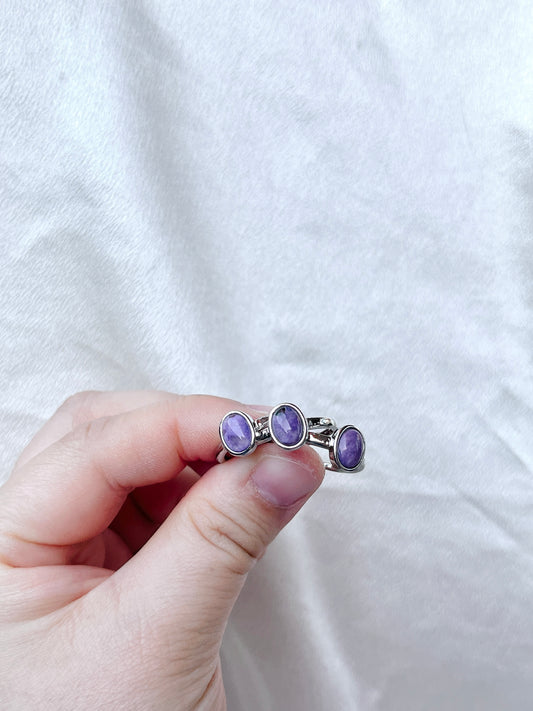 Oval-shaped Chariot Ring