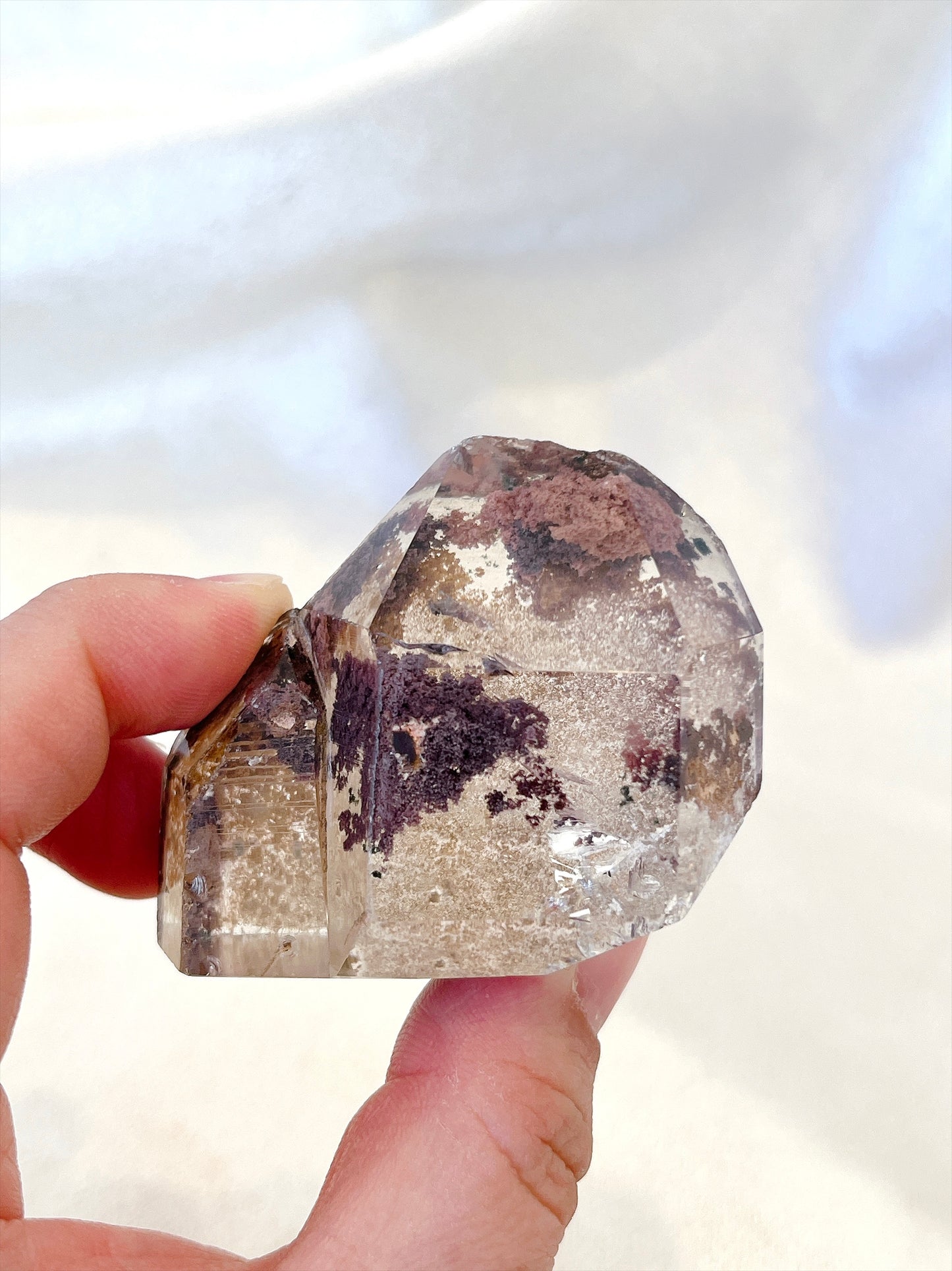Semi-Polished Garden Quartz Tower 08