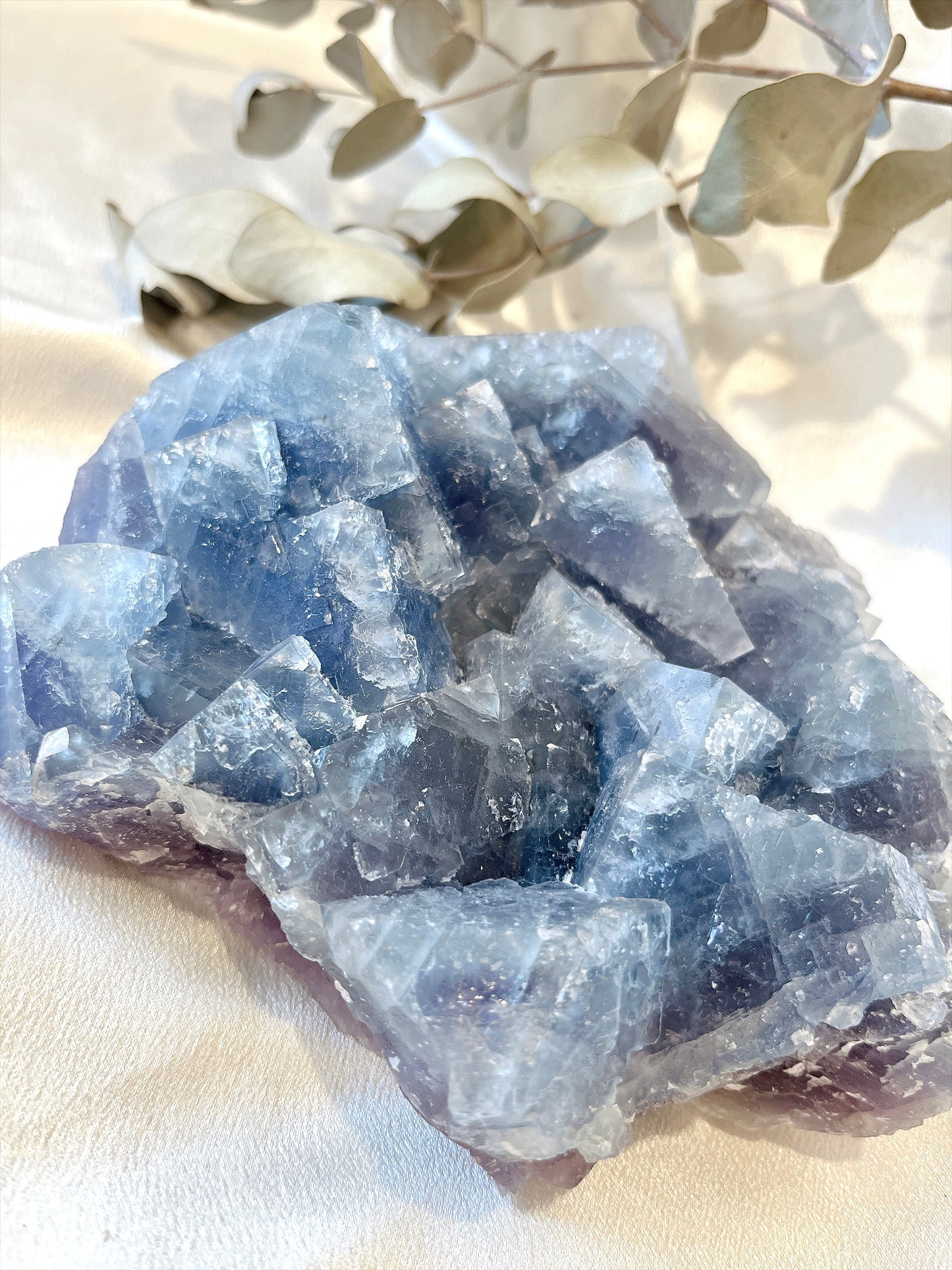 Aqua Phantom Cubic Fluorite Specimen (Large) 02