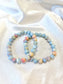 Alashan Agate Bead Bracelet