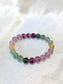 Rainbow Fluorite Bead Bracelet