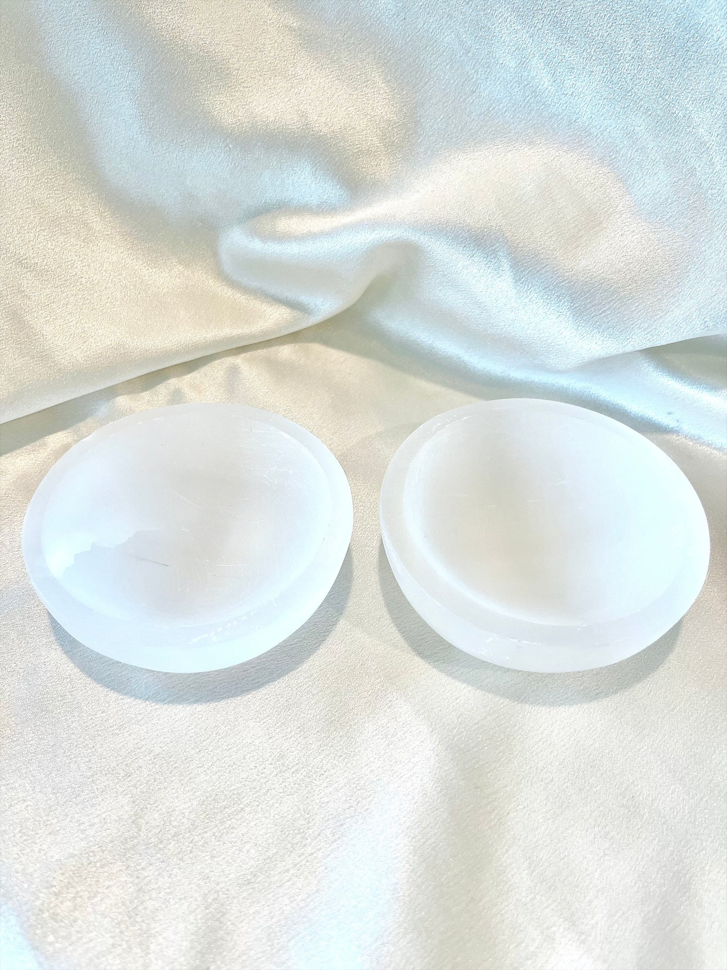 Selenite Round Bowl