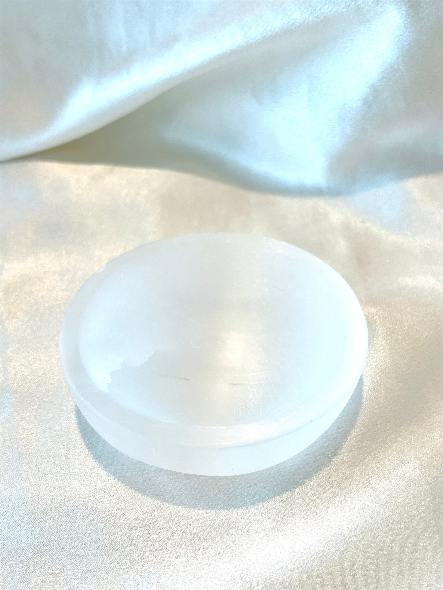 Selenite Round Bowl