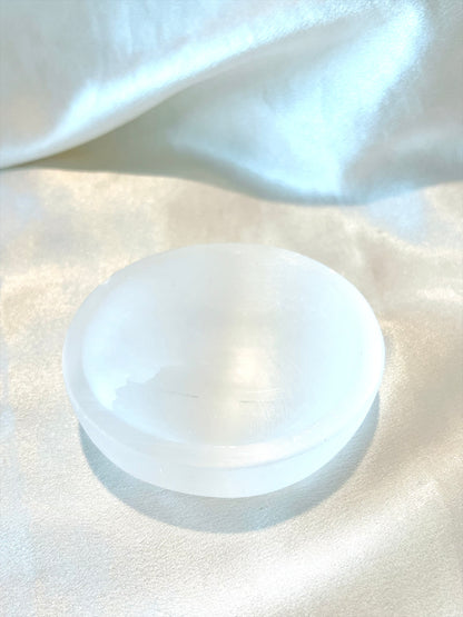 Selenite Round Bowl