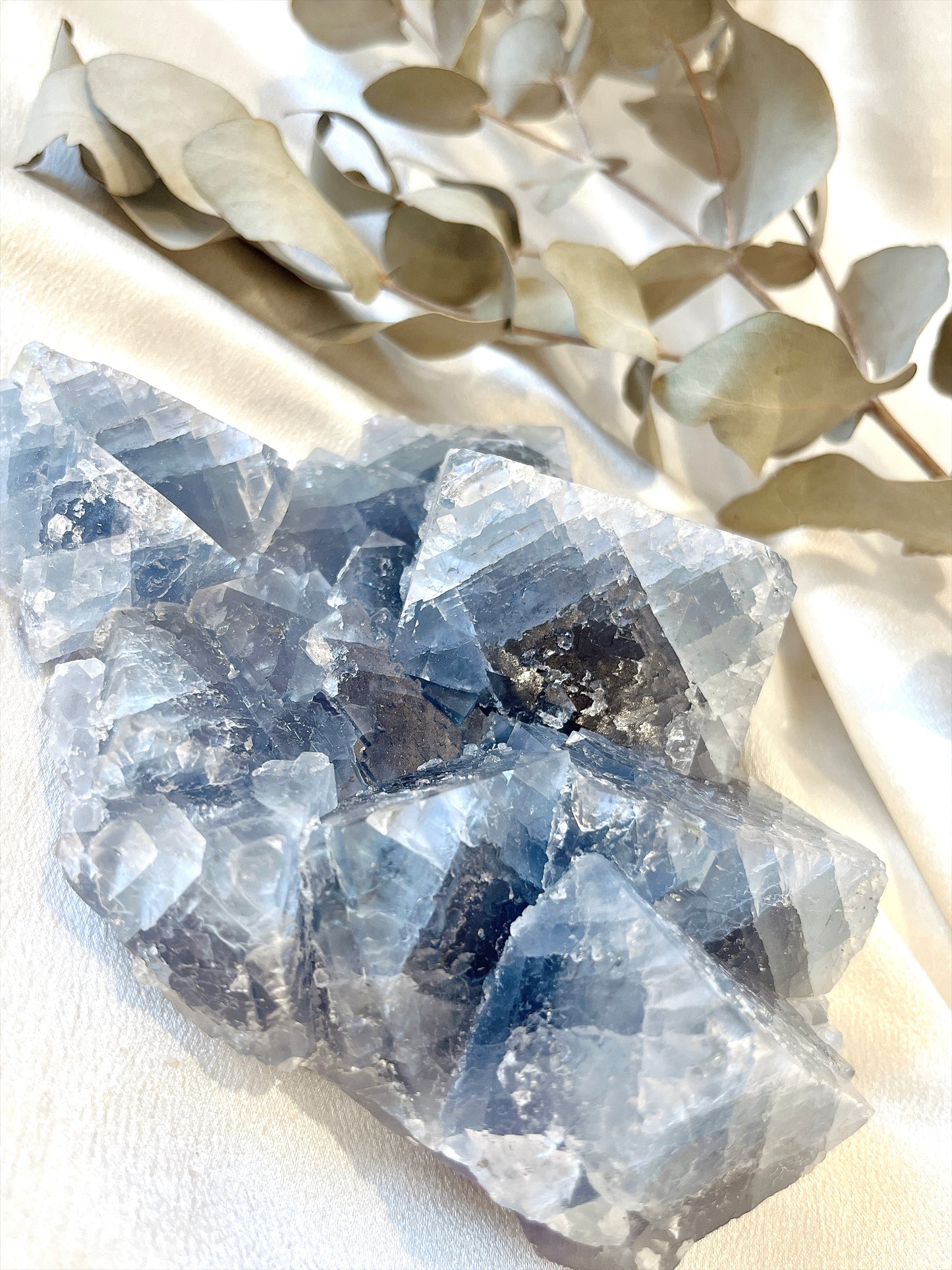 Aqua Phantom Cubic Fluorite Specimen (Large) 01