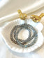 Colourful Flash Labradorite Bead Bracelet