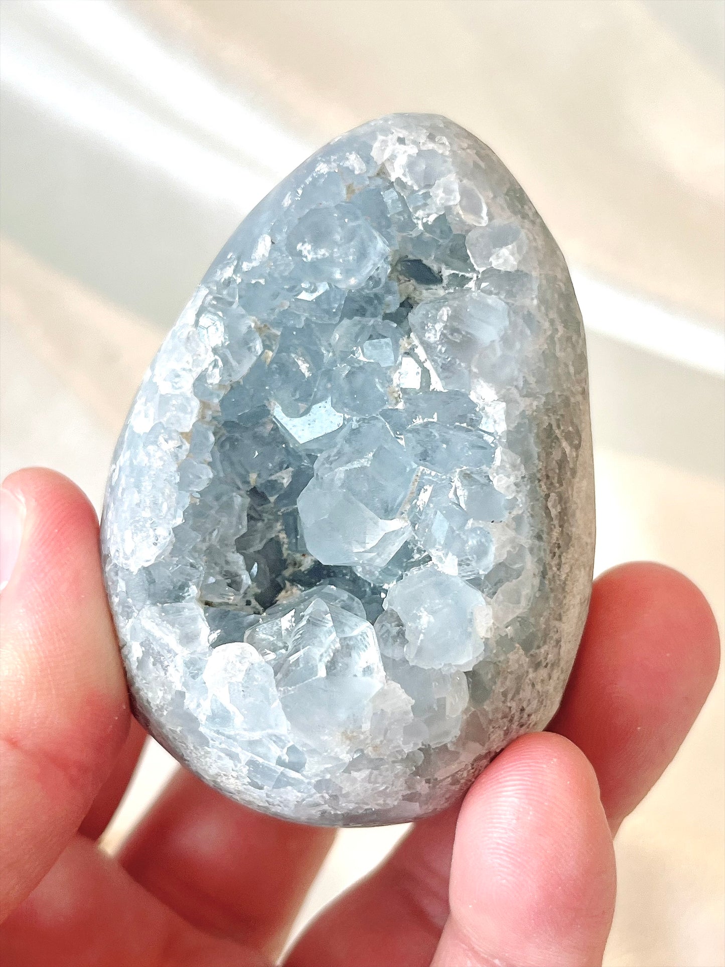 Celestite Egg Cluster 02