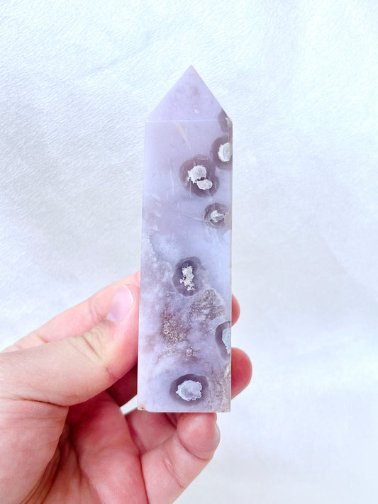 High Quality Flower Agate Point 01