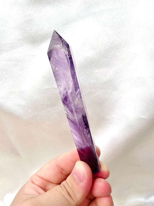 RARE Amethyst Phantom Wand - Small 02