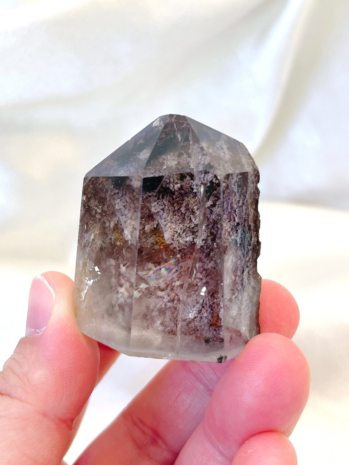 Semi-Polished Garden Quartz Tower 09