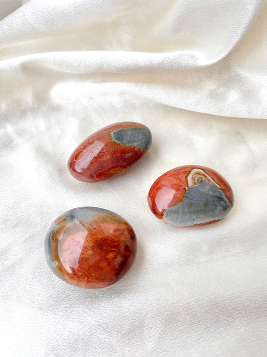 Polychrome Jasper Palm Stone