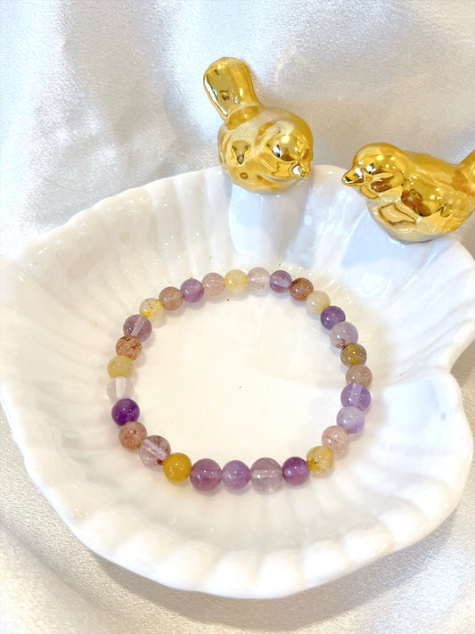Mixed Crystal Bead Bracelet- Small 02